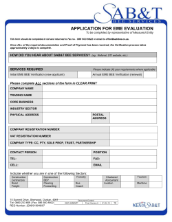 application for eme evaluation