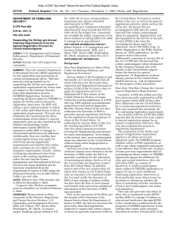 Federal Register/Vol. 68, No. 231/Tuesday, December 2