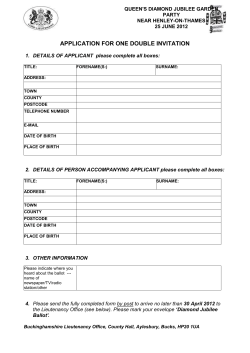 Queen`s Diamond Jubilee Garden Party