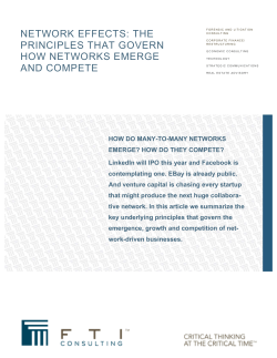 network effects: the principles that govern how