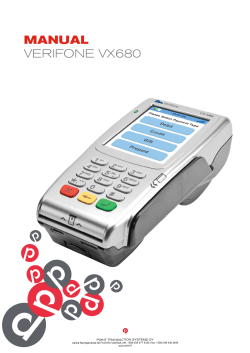 MANUAL VERIFONE VX680