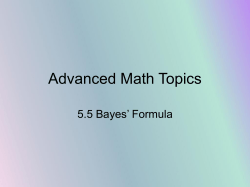 Advanced Math Topics