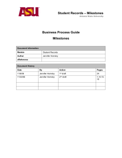 Create a Milestone Template