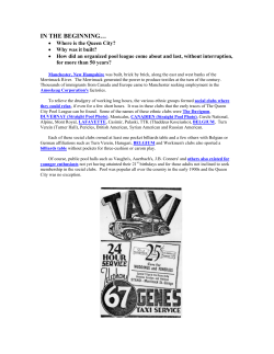 in the beginning&hellip; - Queen City Pool League