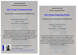 Alan Turing: Computing Pioneer