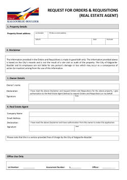 Property Search for Details and Dates only