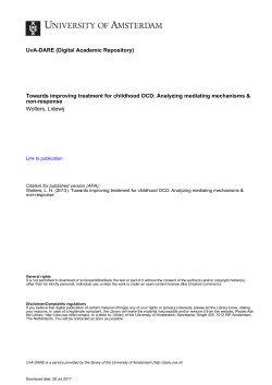 Non-response to cognitive behavioral therapy for childhood OCD