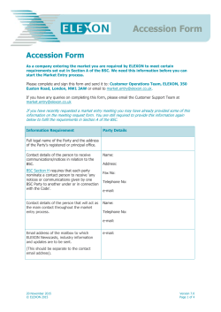 Accession Form