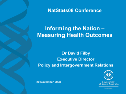 Challenges in Measuring Health Outcomes
