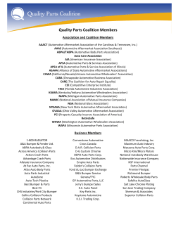 Quality Parts Coalition Members