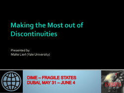 Regression Discontinuity Design (RDD)