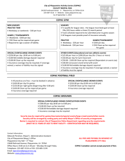 copac gym copac football field copac grounds