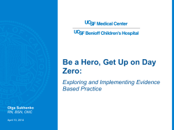 Be a Hero, Get Up on Day Zero - Medical