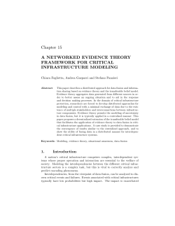 A Networked Evidence Theory Framework for Critical Infrastructure