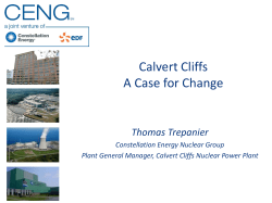 Calvert Cliffs: A Case for Change