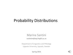 probability distribution