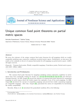 Unique common fixed point theorems on partial metric spaces