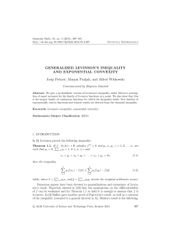 Generalized Levinson`s inequality and exponential convexity