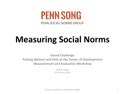 Measuring Social Norms
