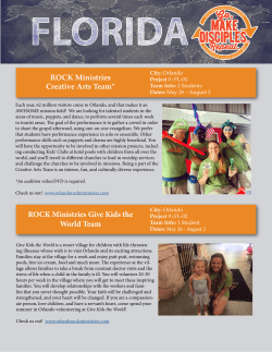 ROCK Ministries Give Kids the World Team
