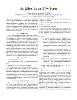 IEDM paper template