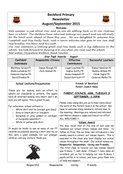 Crookfur Primary - Beckford Primary School