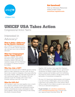 UNICEF USA Takes Action