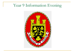 GCSE Options Evening Information