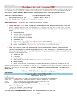 2017 Essay Topics - Adams County Community Foundation