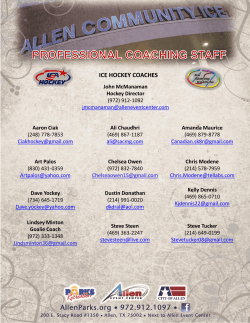 ice hockey coaches