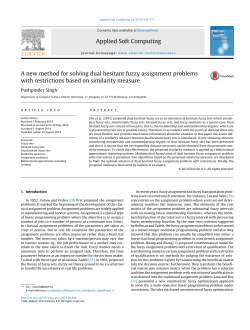 A new method for solving dual hesitant fuzzy assignment problems