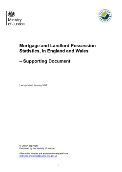 Mortgage And Landlord Possession statistics