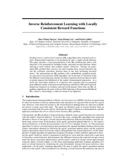 Inverse Reinforcement Learning with Locally Consistent Reward