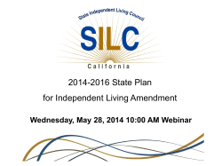 The Coordinated Care Initiative - California State Independent