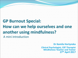 An Introduction to mindfulness