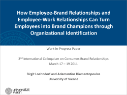 How Employee-Brand Relationships and Employee