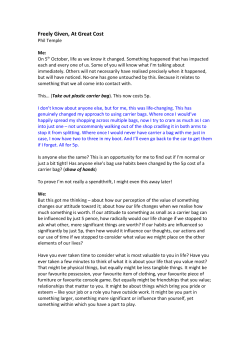 Freely Given, At Great Cost