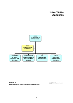 Group Governance Standards
