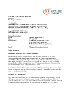 english 1101 - Clayton State University