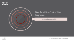 Cisco Threat Scan Proof of Value Programme