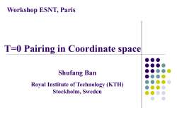 2. Symmetries of the sp wave function