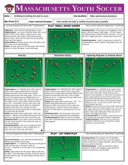 play small sided games play - let them play