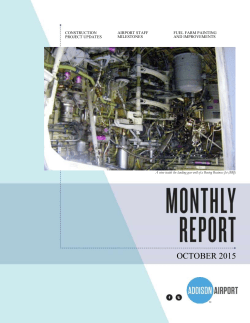 October 2015 - Town of Addison