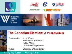 The Canadian Election