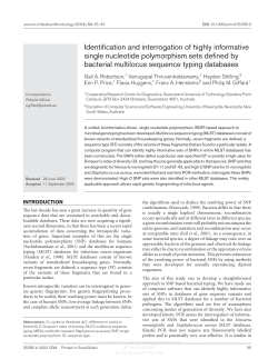 Identification and interrogation of highly informative single