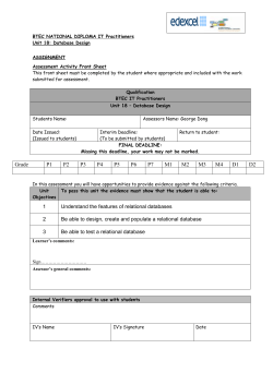 Assignment 1 * The Business of Engineering