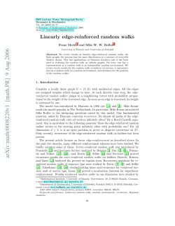 Linearly edge-reinforced random walks