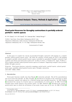 Fixed point theorems for Geraghty contractions in partially ordered