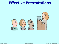 How To Make Effective Presentation