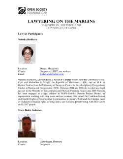 Lawyer Participants - Open Society Foundations (OSF)
